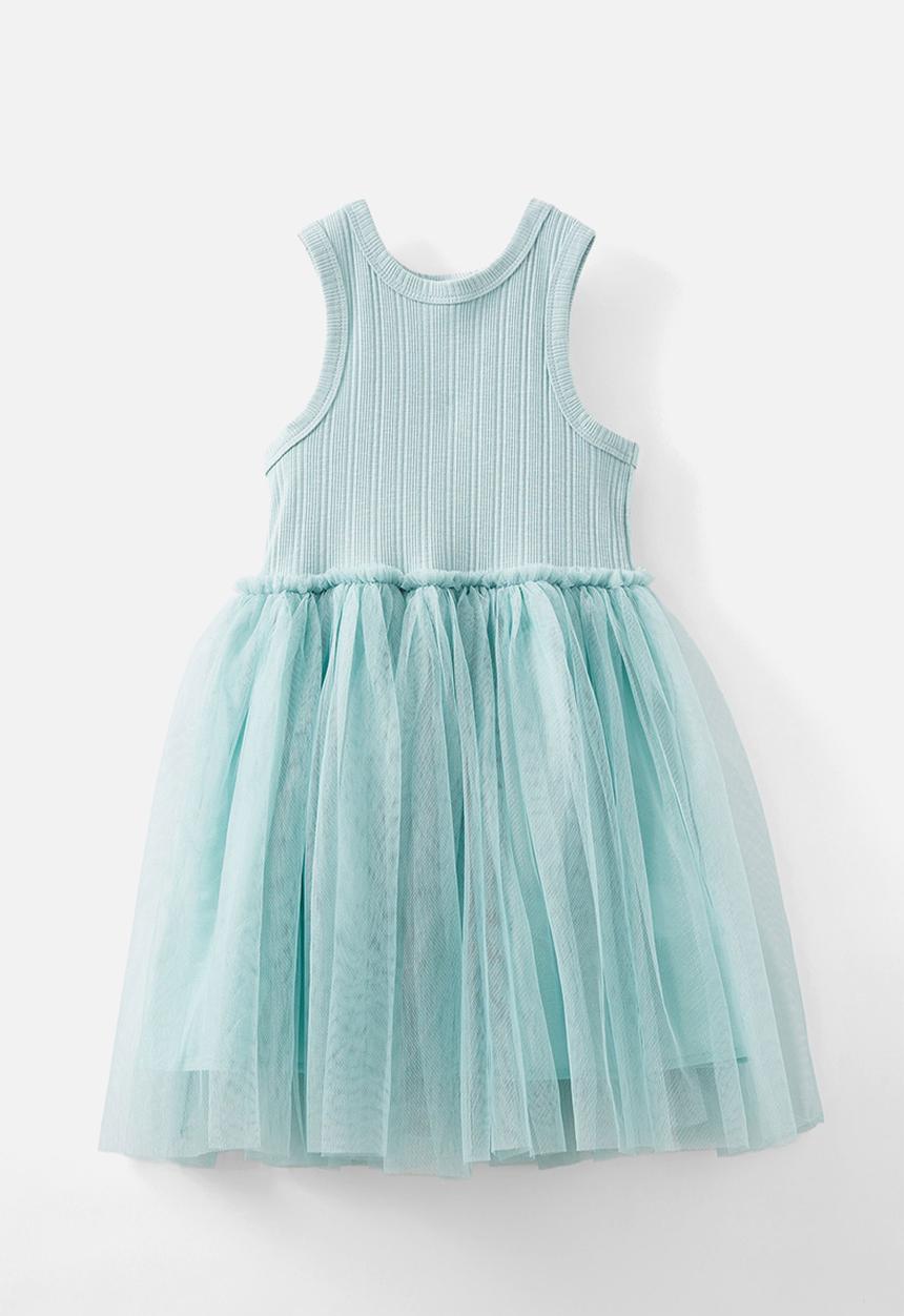 Cotton On - Nova dress up dress - barber blue