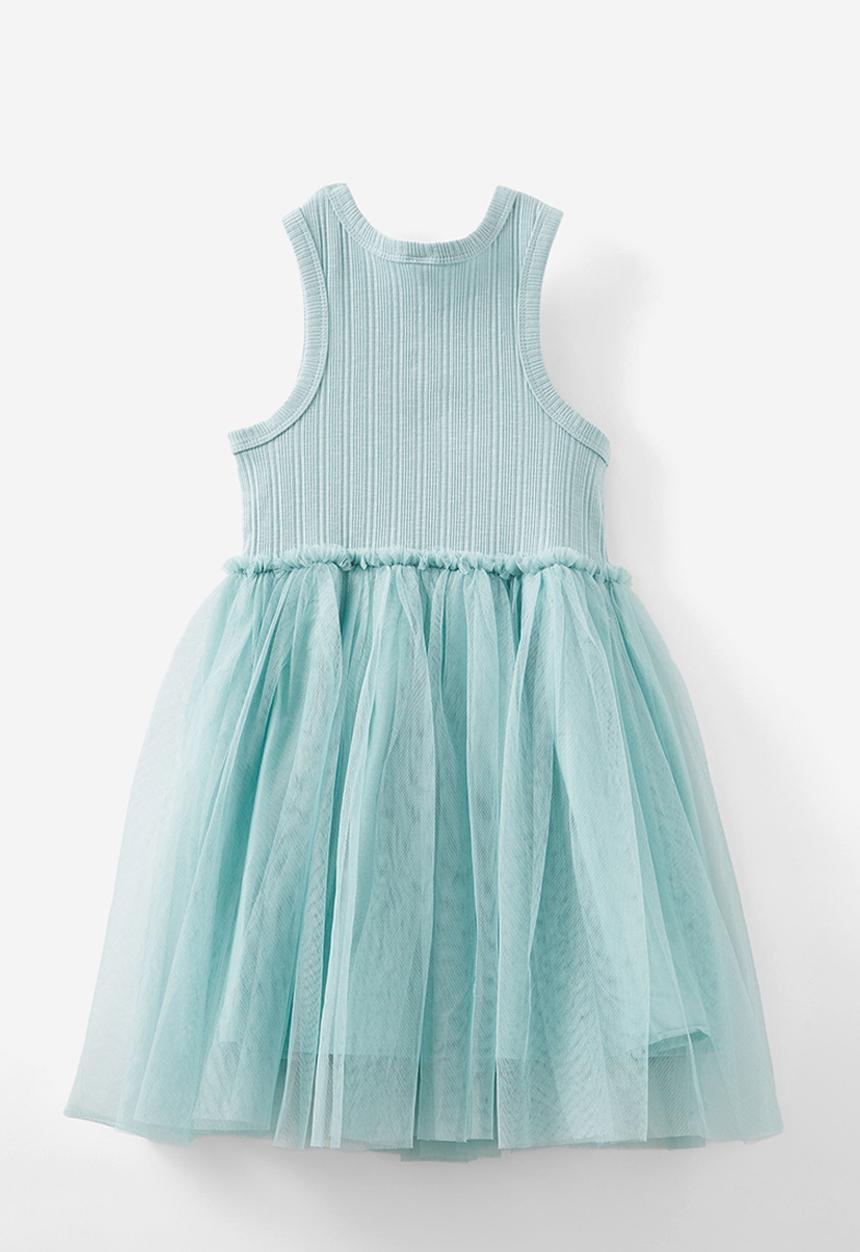 Cotton On - Nova dress up dress - barber blue