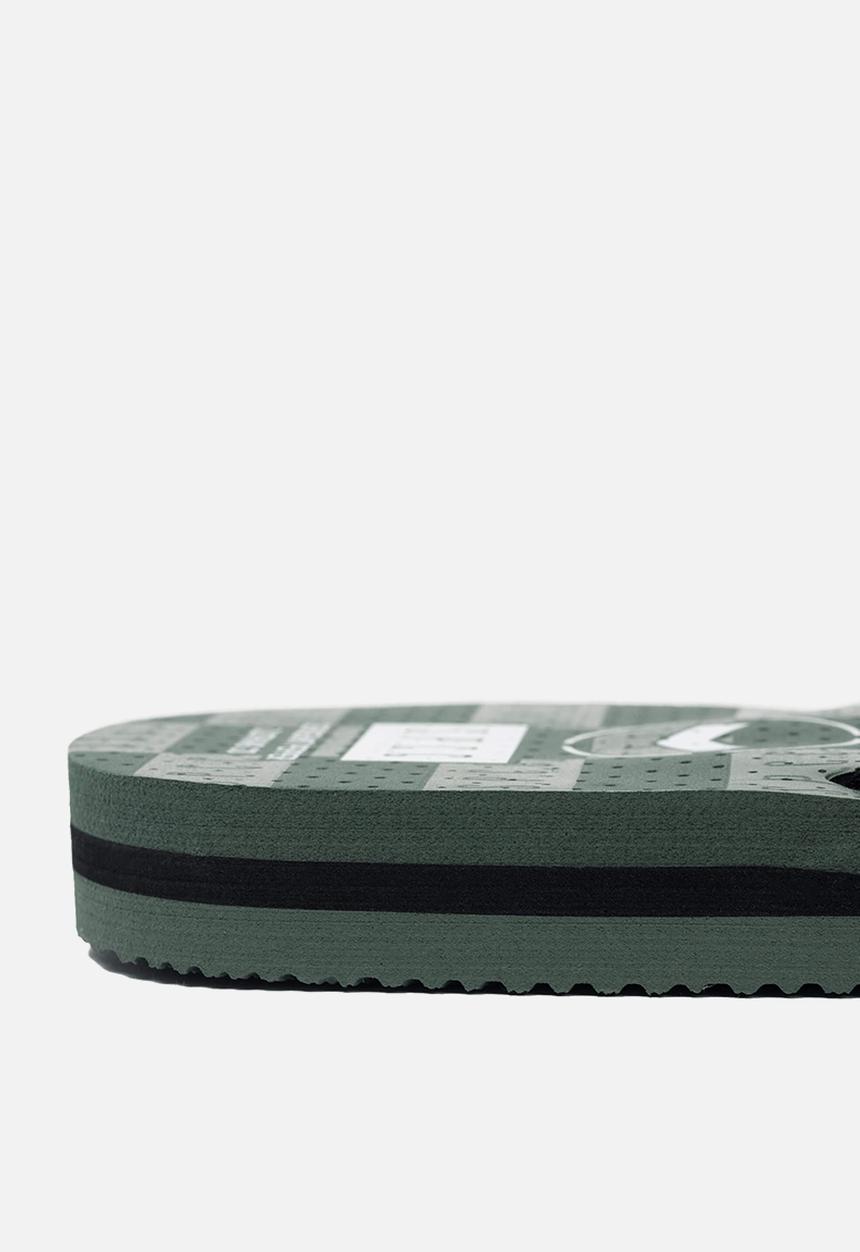 S.P.C.C - Lauder flip flops  - dark fatigue