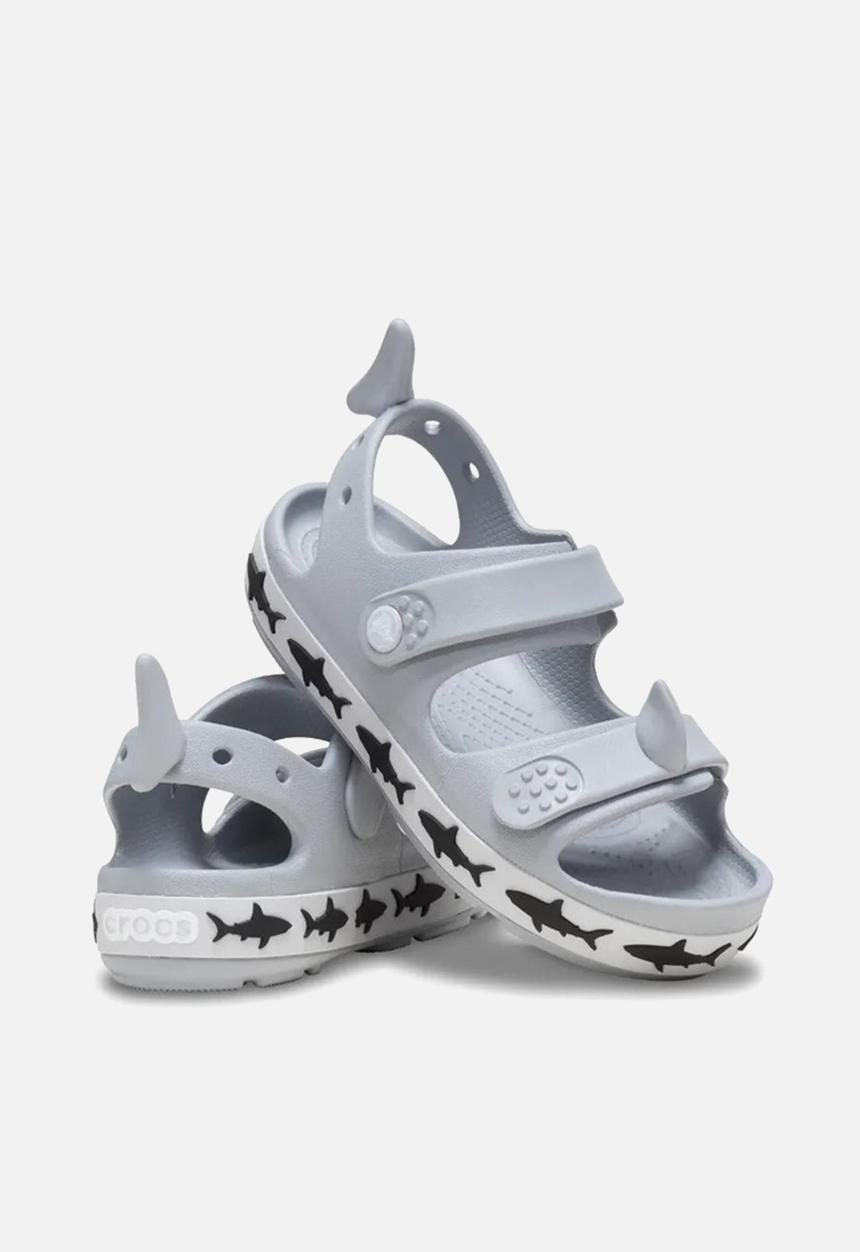 Crocs - Crocband Cruiser Shark Sandal T - Light Grey