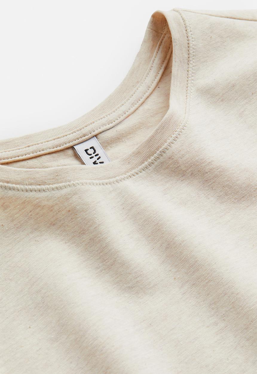 H&M - Fitted T-shirt - beige