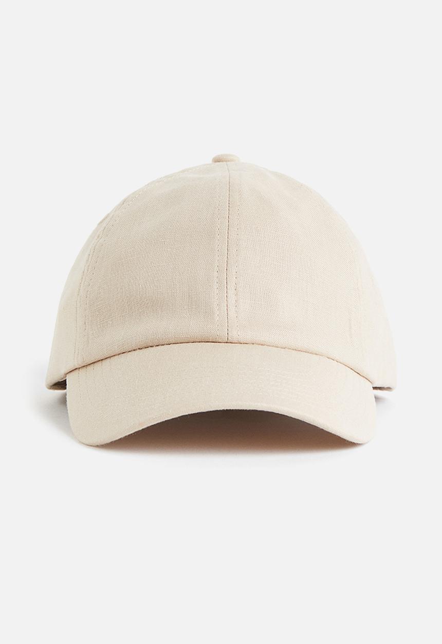 H&M - Linen cap - light beige