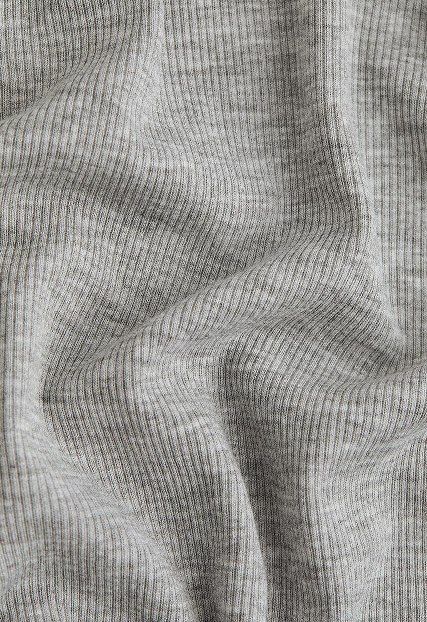 H&M - Fitted T-shirt - light grey marl