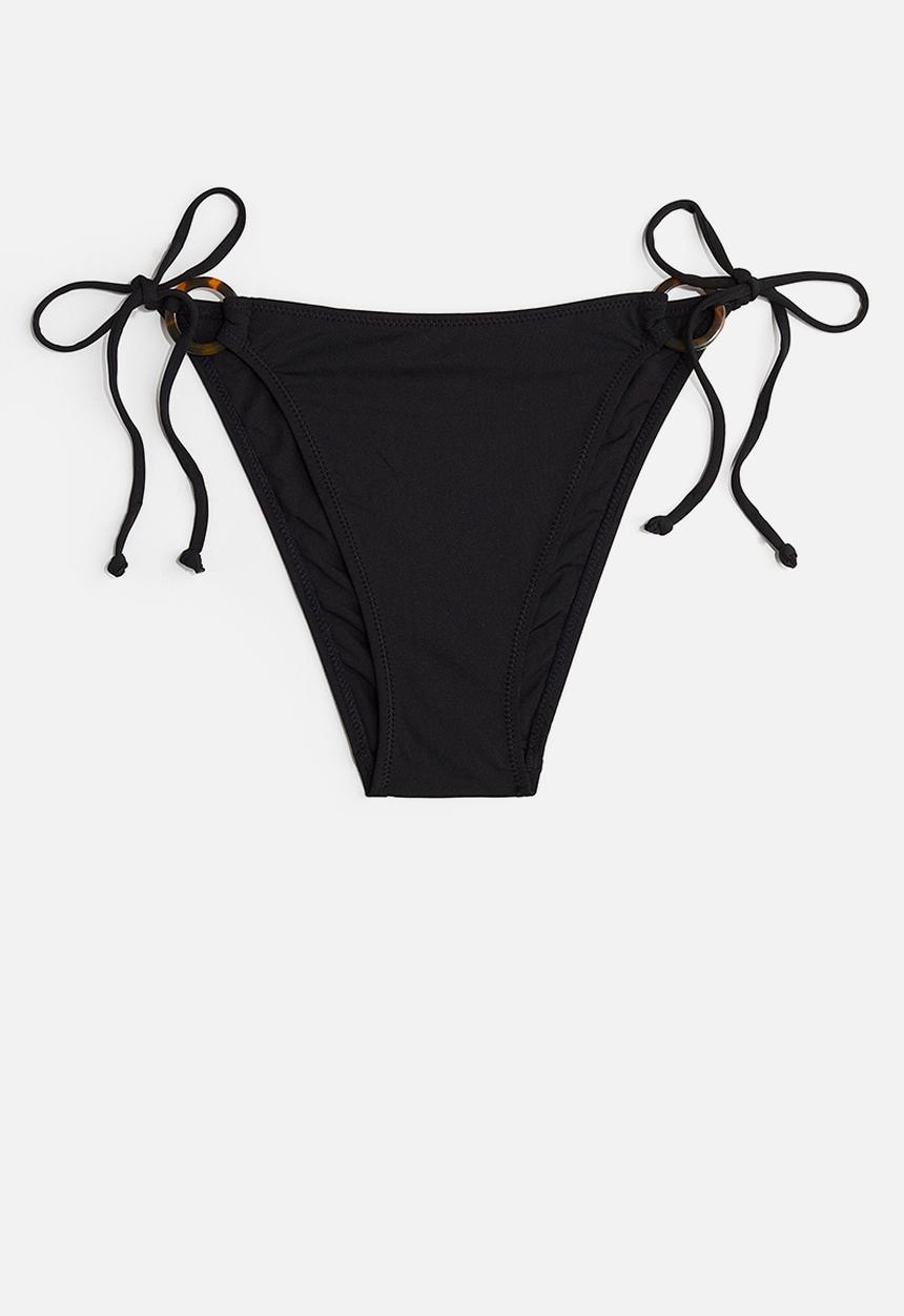 H&M - Tie tanga bikini bottoms - black
