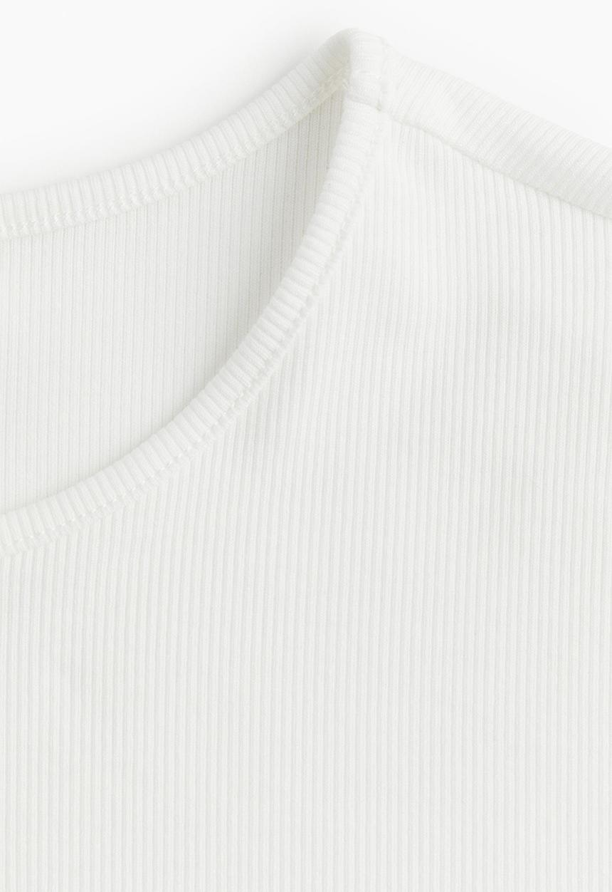 H&M - Fitted t-shirt - white