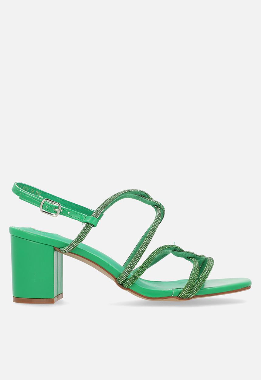 Footwork - Ponta Block Heel - Green