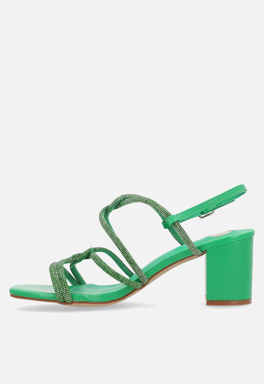 Footwork - Ponta Block Heel - Green