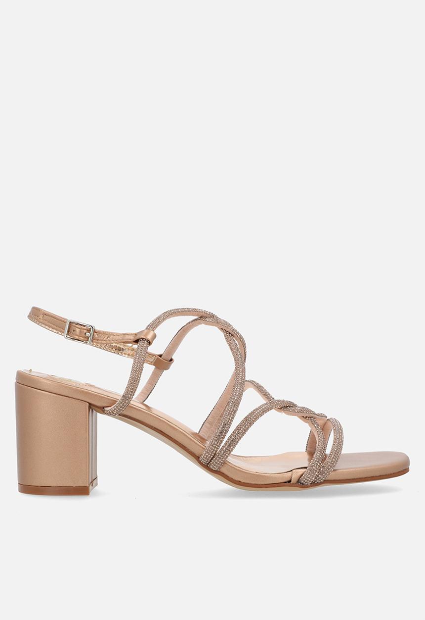 Footwork - Ponta Block Heel - Rose Gold