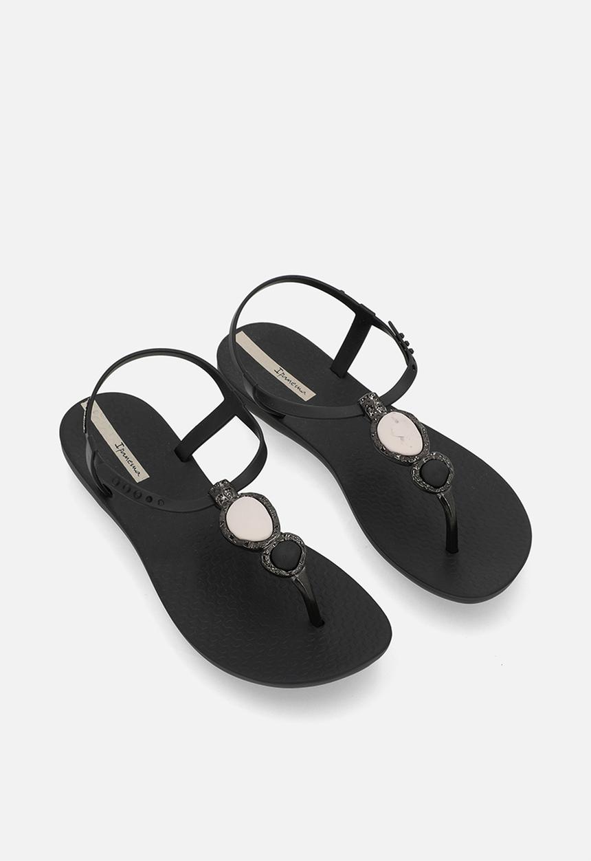 Ipanema - Class bright stone thong - black