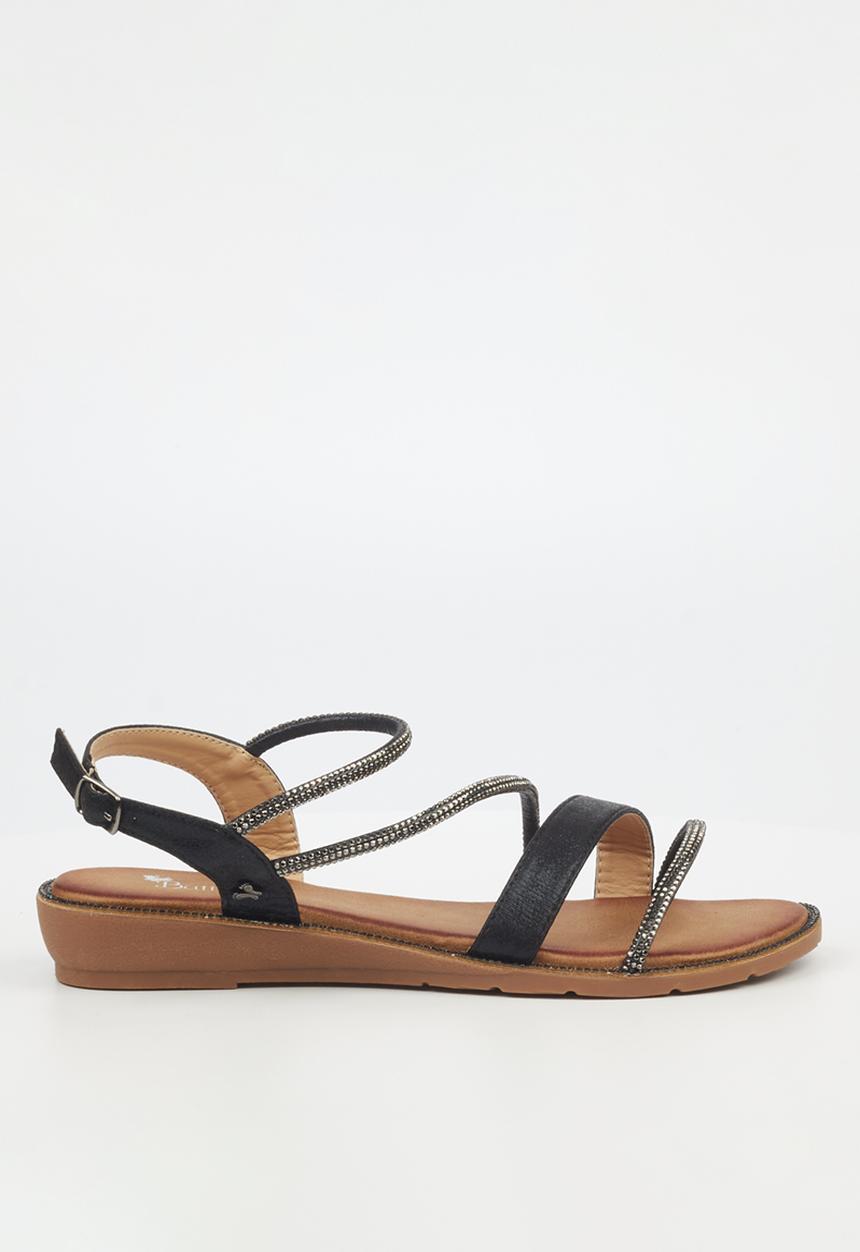 Butterfly Feet - Iva 2 embellished - black