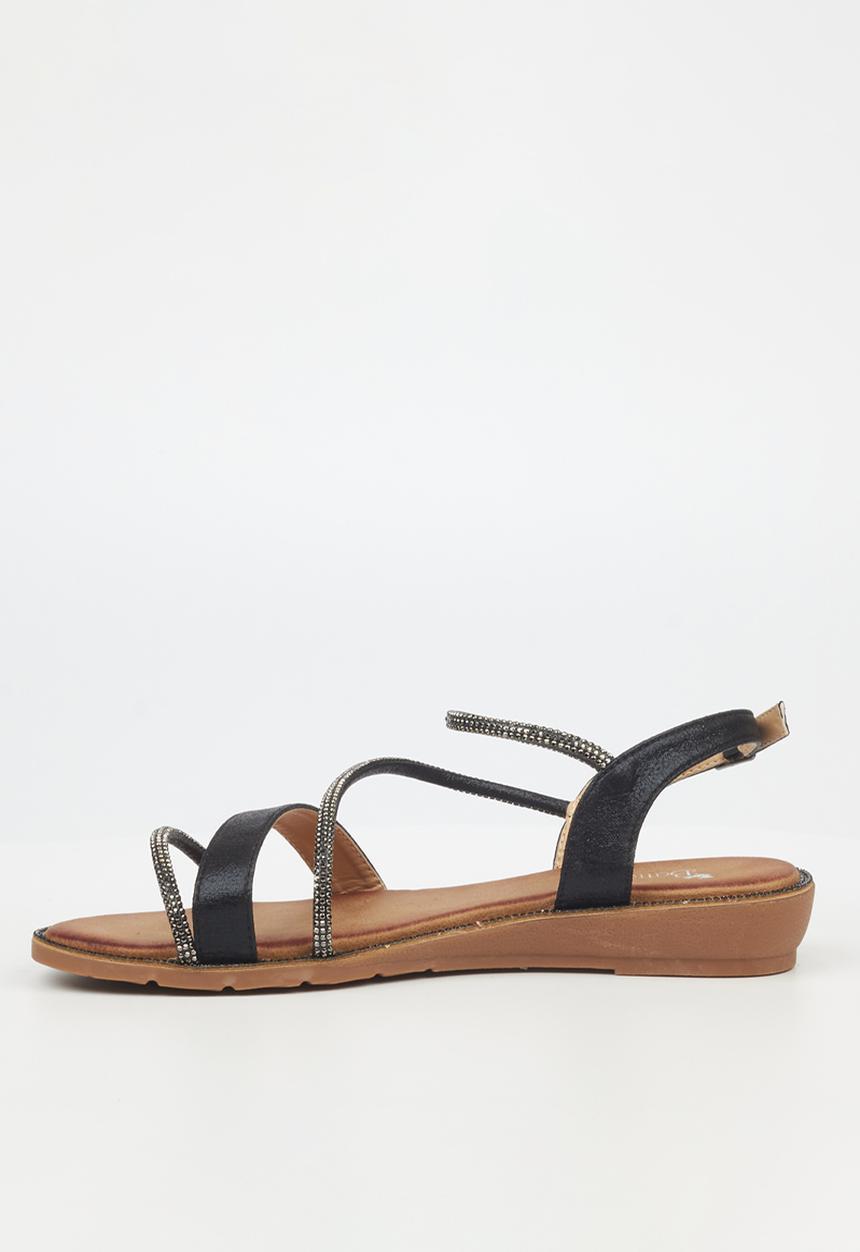 Butterfly Feet - Iva 2 embellished - black