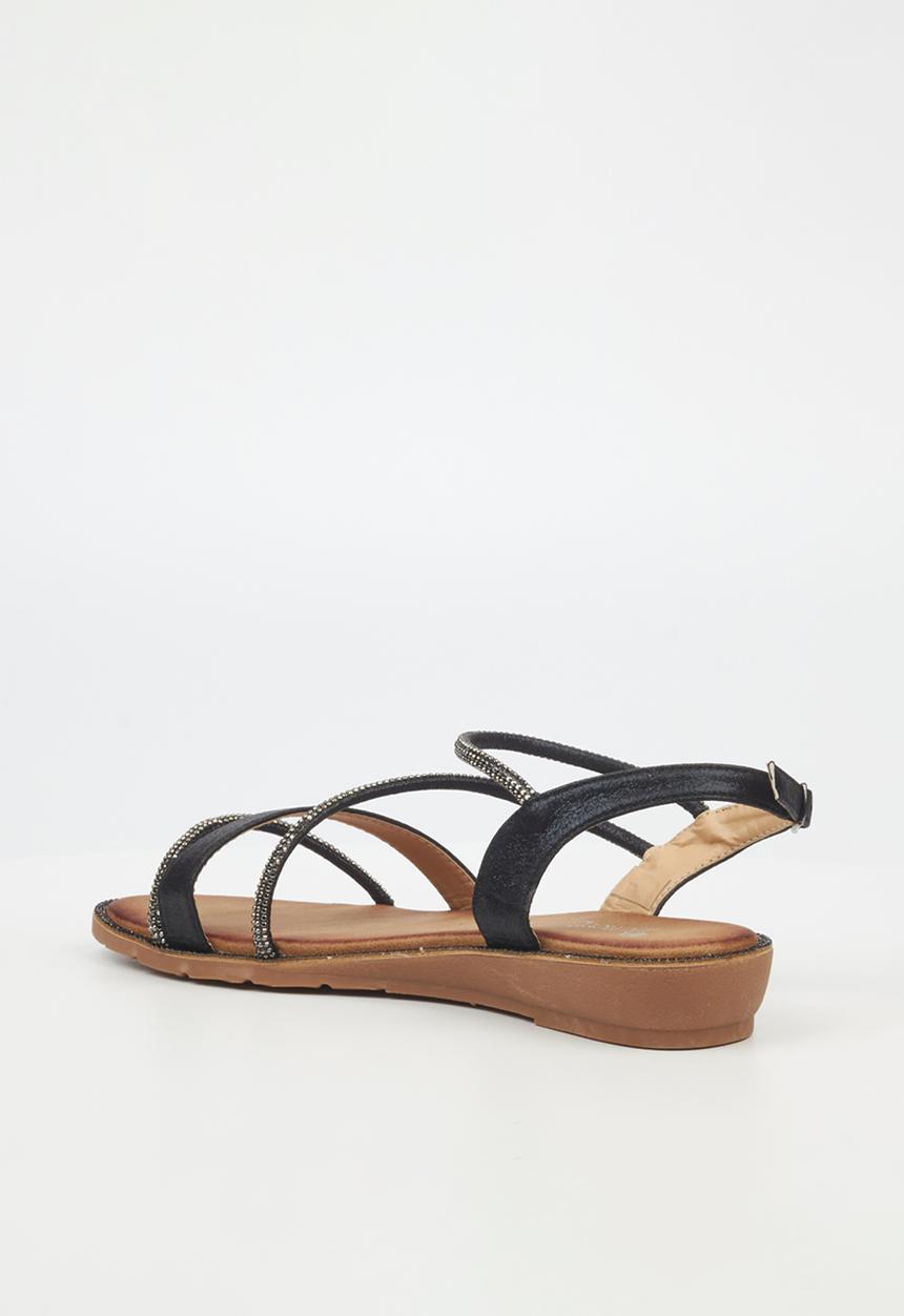 Butterfly Feet - Iva 2 embellished - black