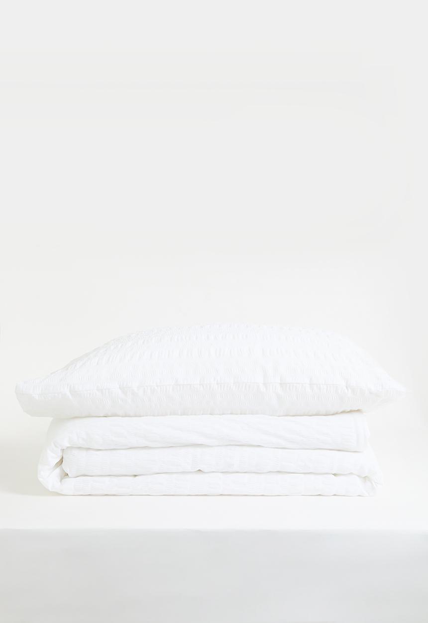 Sixth Floor - Seersucker quilt - white