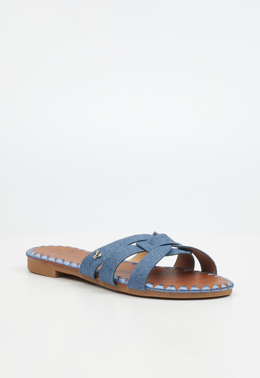 Butterfly Feet - Zany 1 slip-on - blue