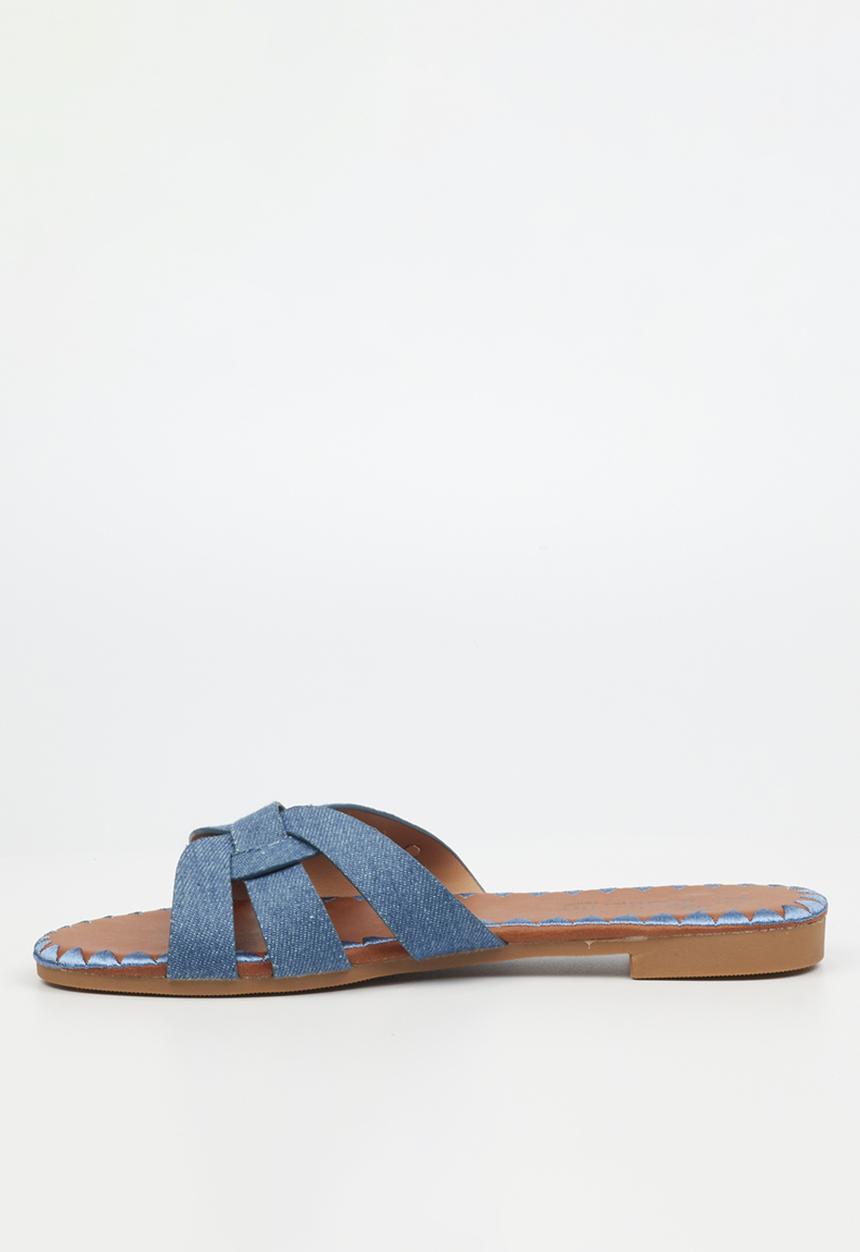 Butterfly Feet - Zany 1 slip-on - blue