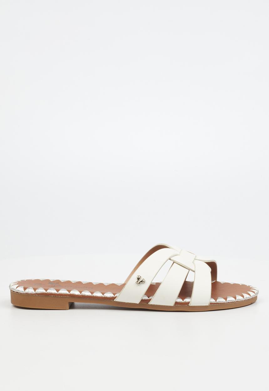 Butterfly Feet - Zany 1 slip-on - white