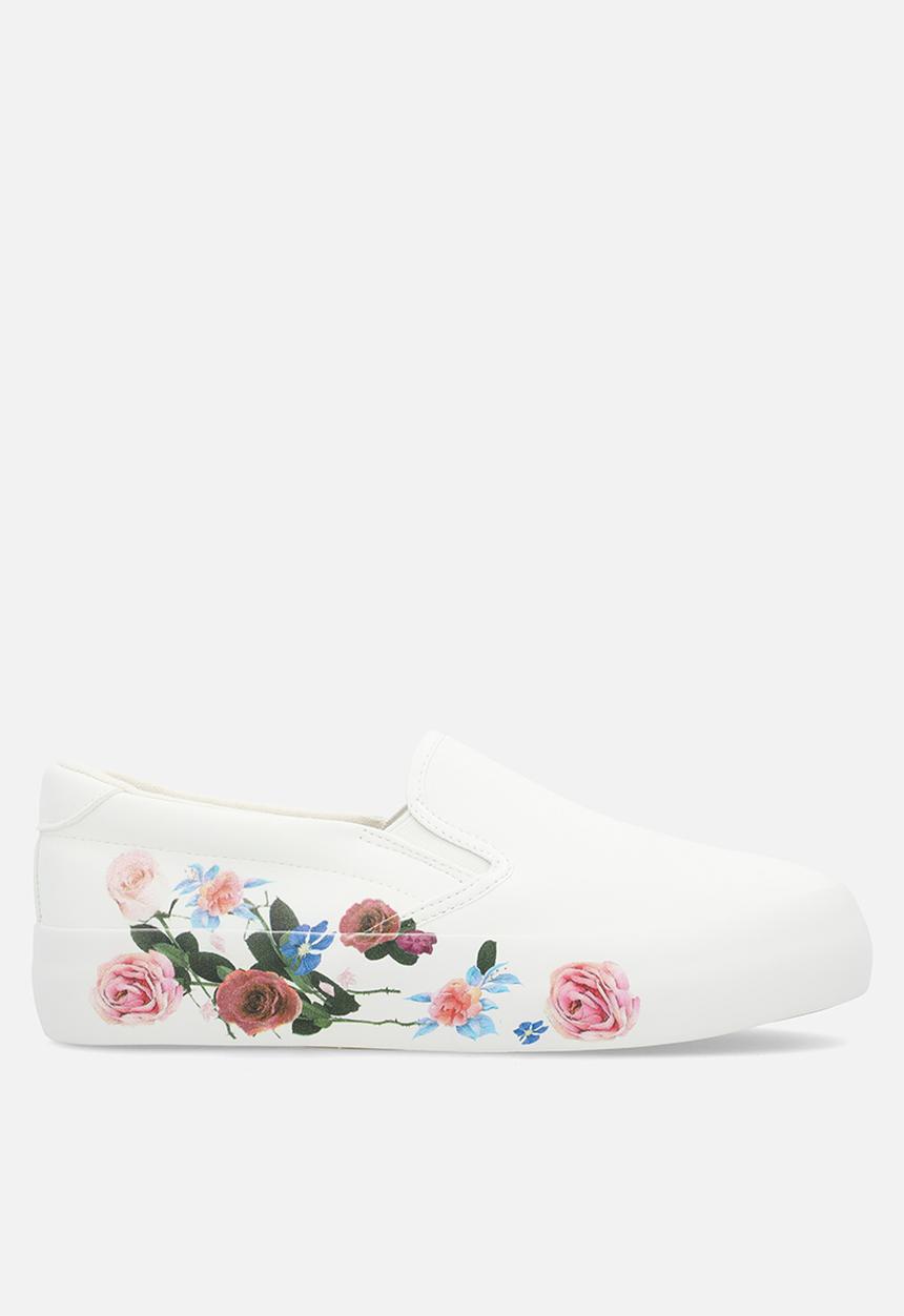 Pierre Cardin - Bouquet 2 Slip on - White Floral