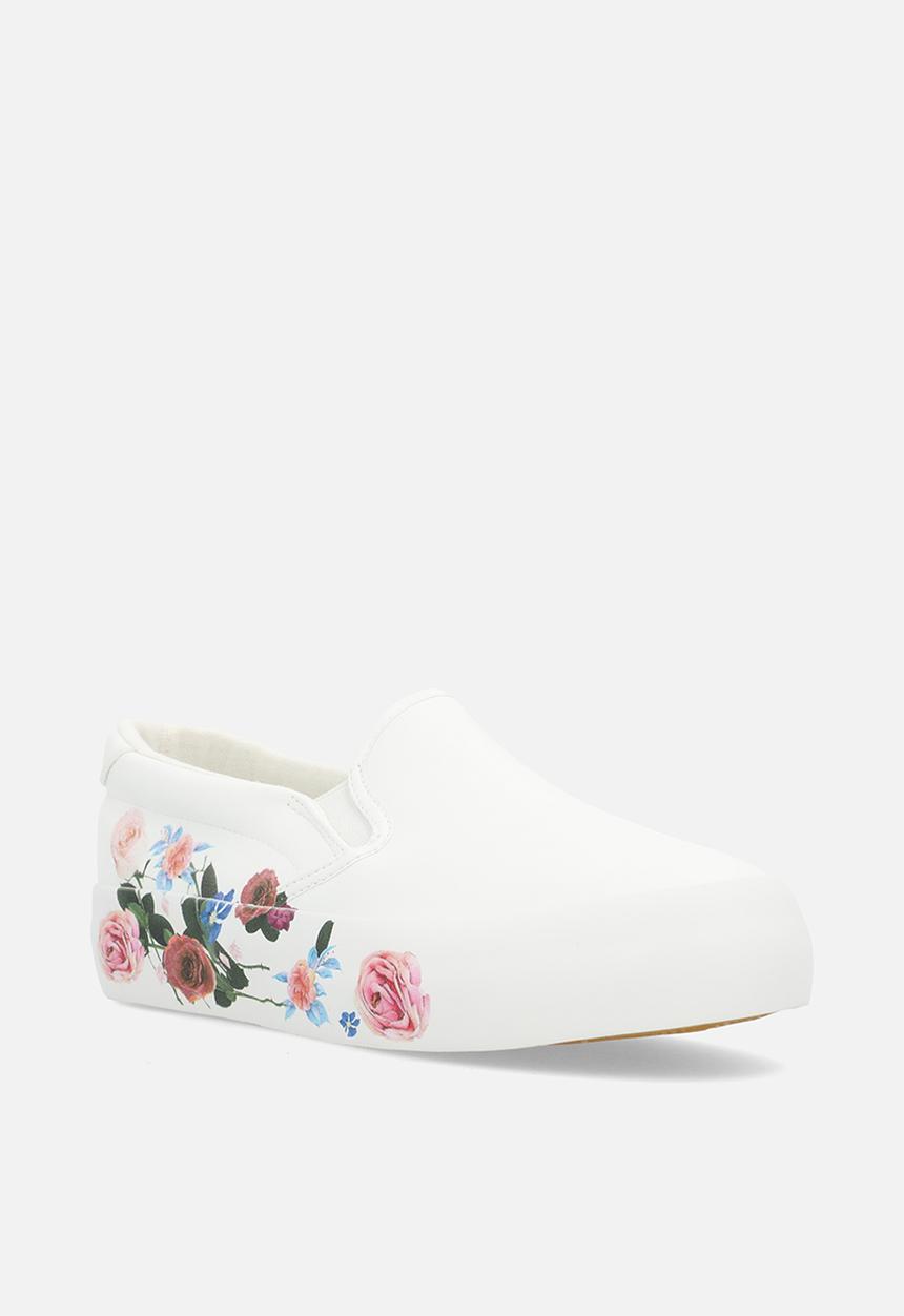 Pierre Cardin - Bouquet 2 Slip on - White Floral