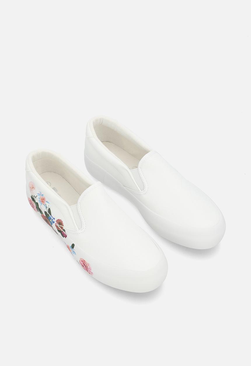 Pierre Cardin - Bouquet 2 Slip on - White Floral