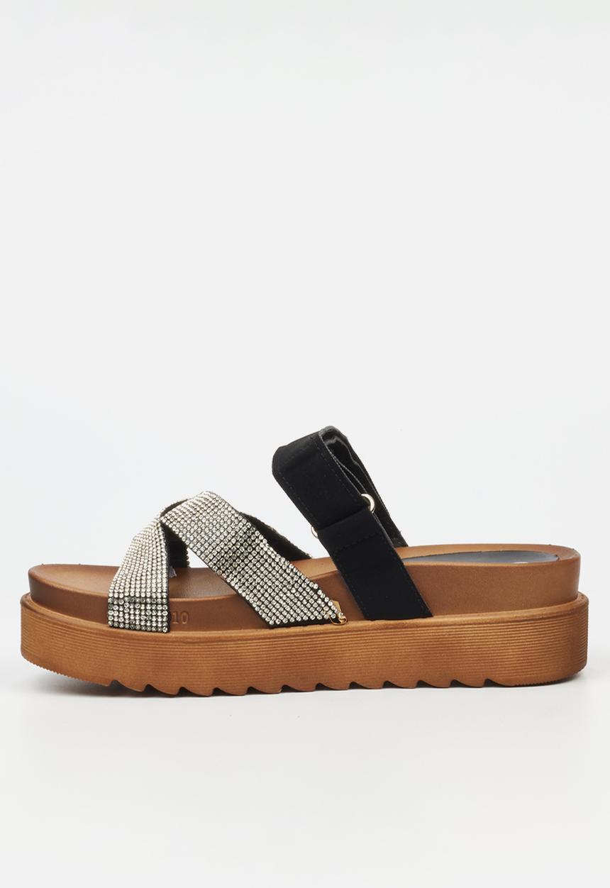 Butterfly Feet - Patos 2 flatform - black