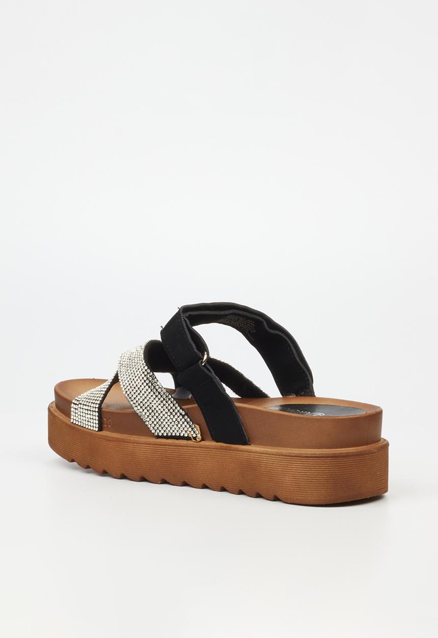 Butterfly Feet - Patos 2 flatform - black