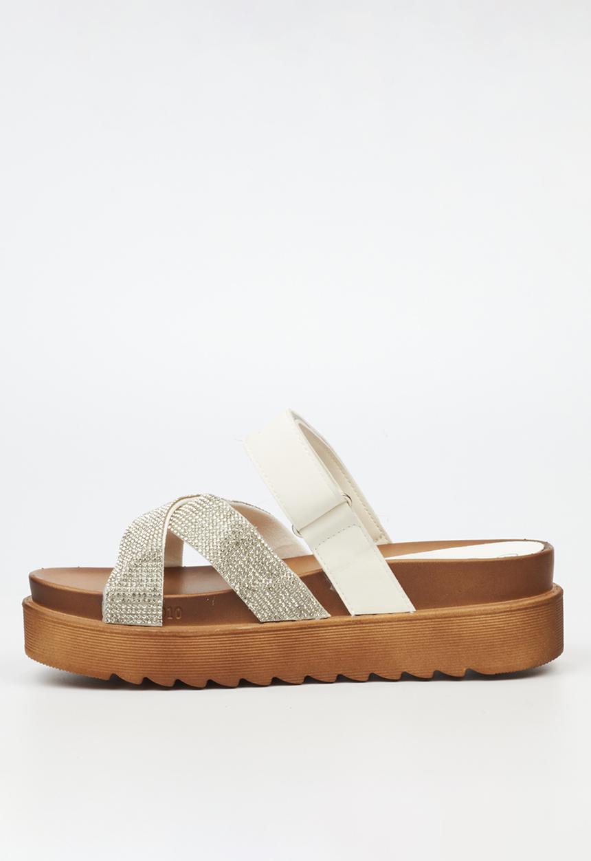Butterfly Feet - Patos 2 flatform - white