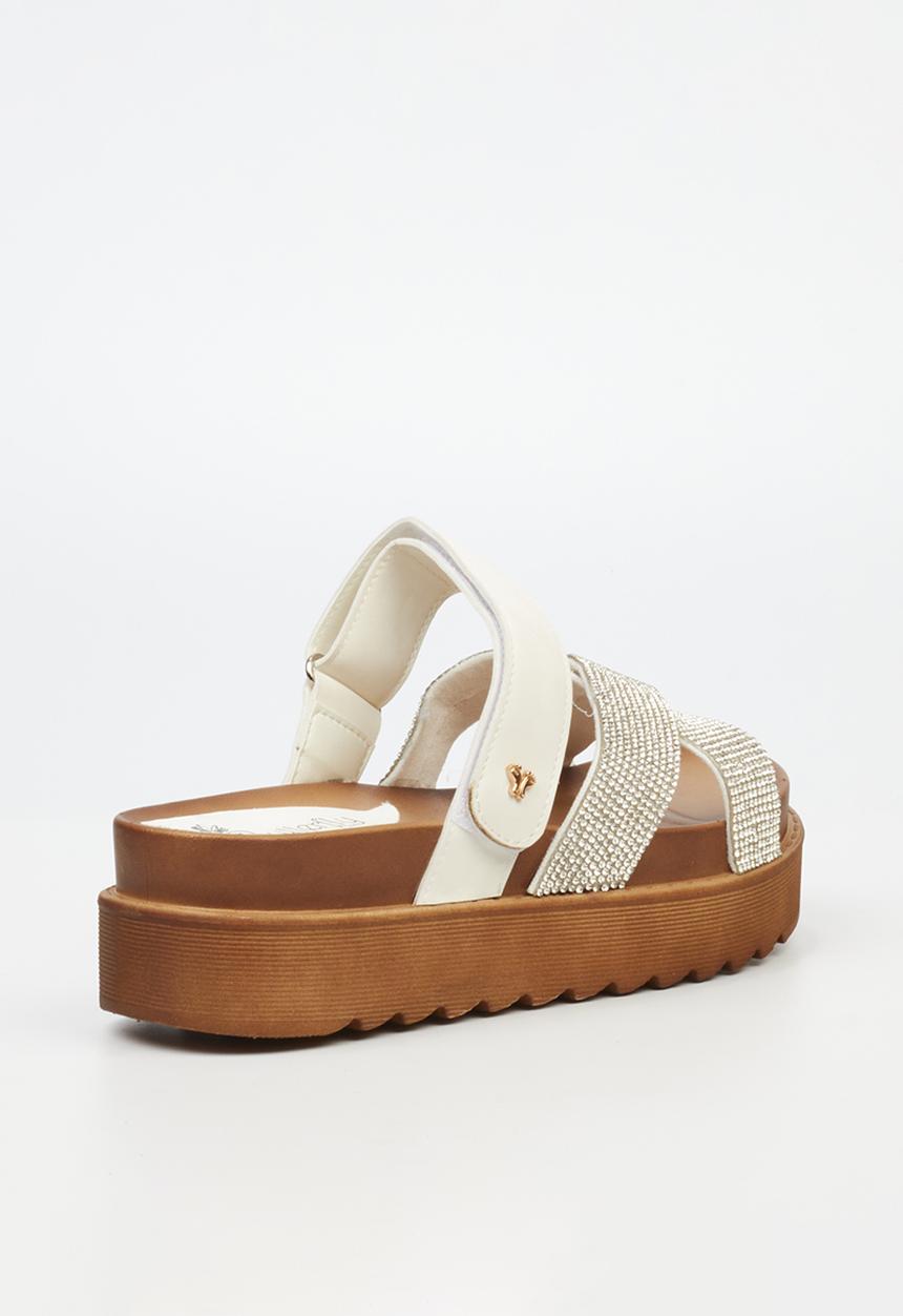 Butterfly Feet - Patos 2 flatform - white