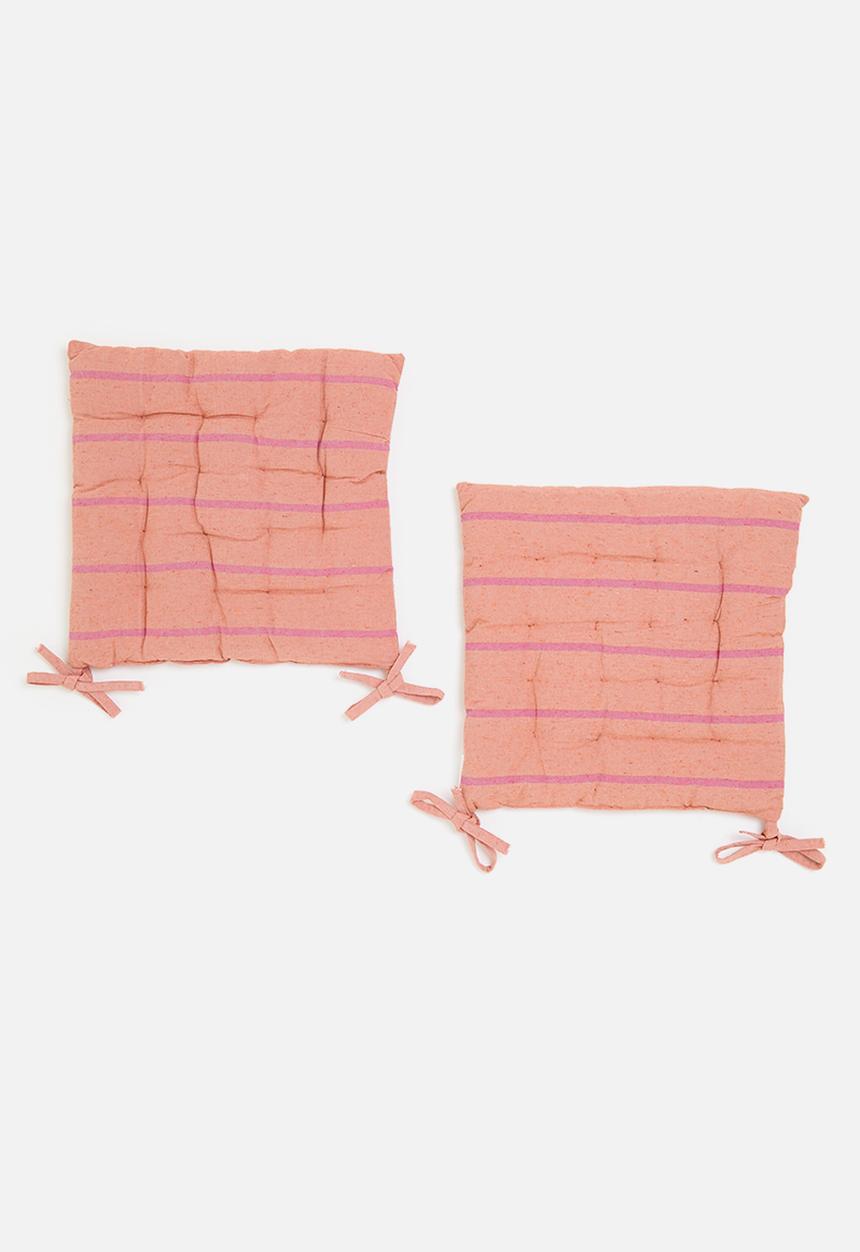 H&S - Sig chair pad set of 2 - Orange
