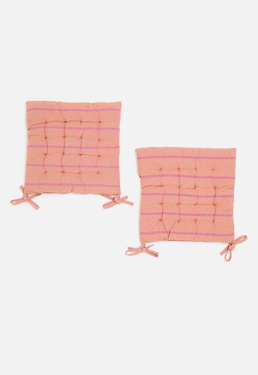 H&S - Sig chair pad set of 2 - Orange