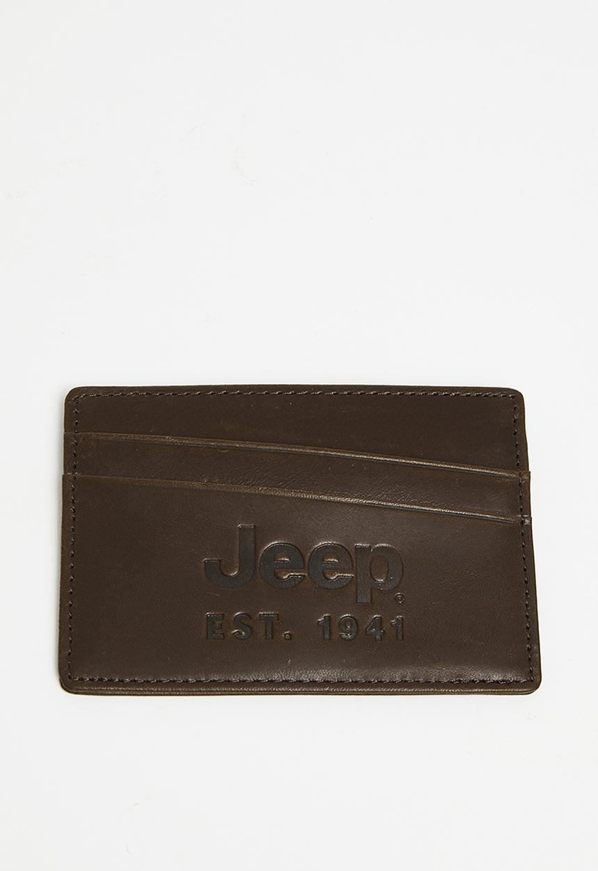 JEEP - Compass Card Holder - Camel