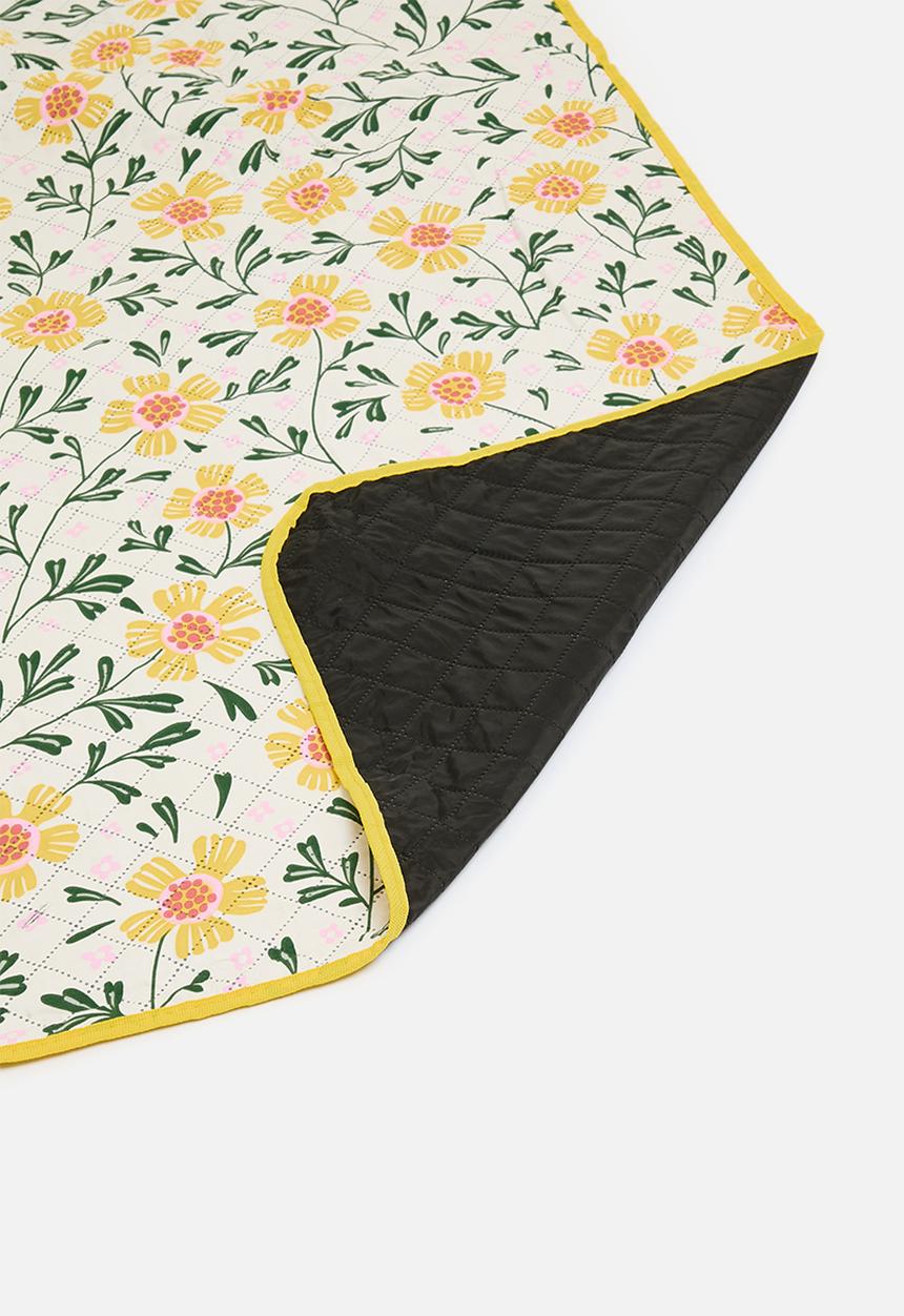 H&S - Bloom picnic blanket - Yellow