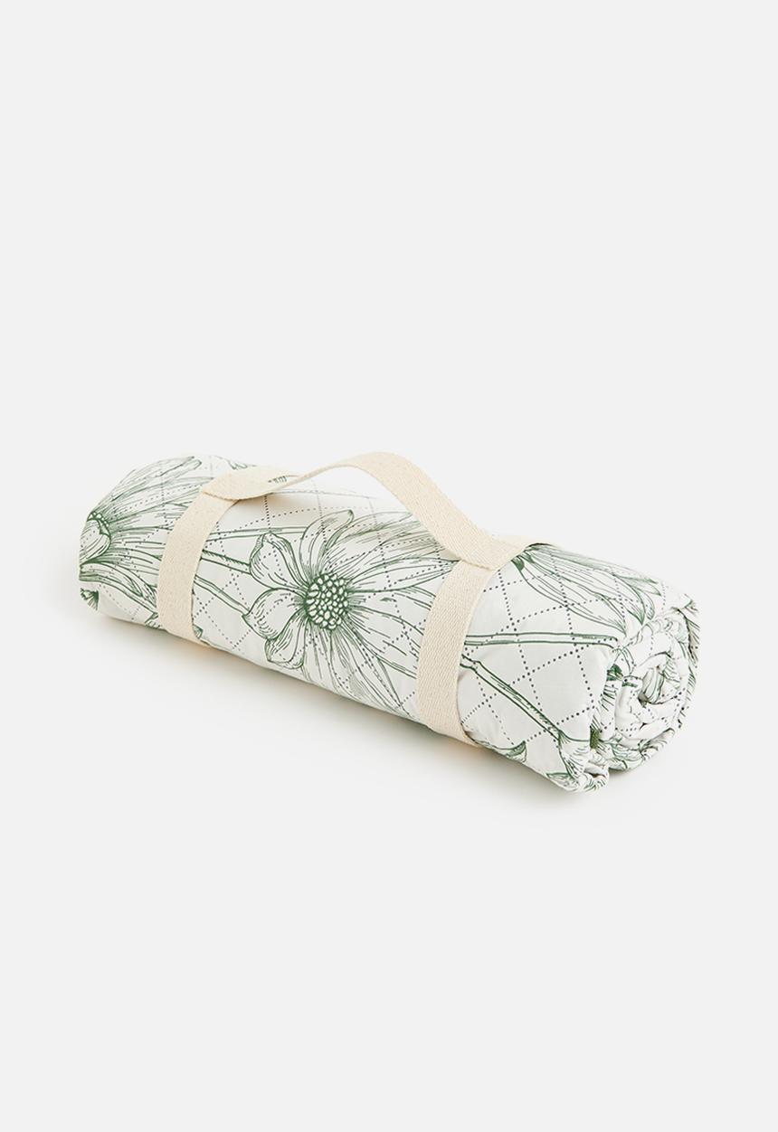 H&S - Bloom picnic blanket - Green