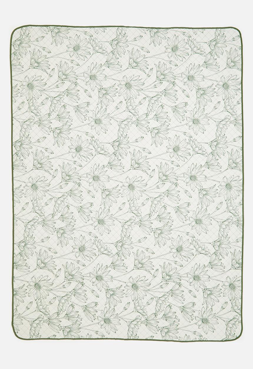 H&S - Bloom picnic blanket - Green