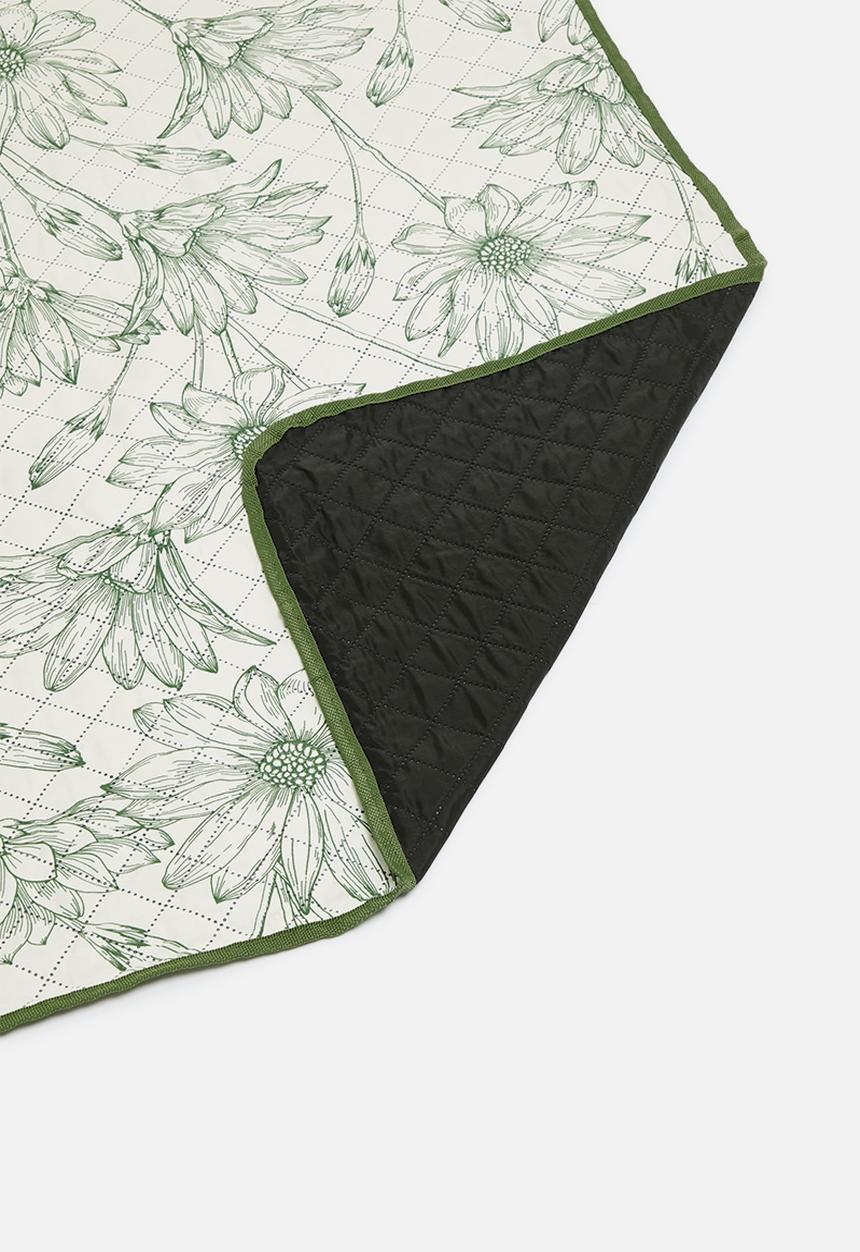 H&S - Bloom picnic blanket - Green