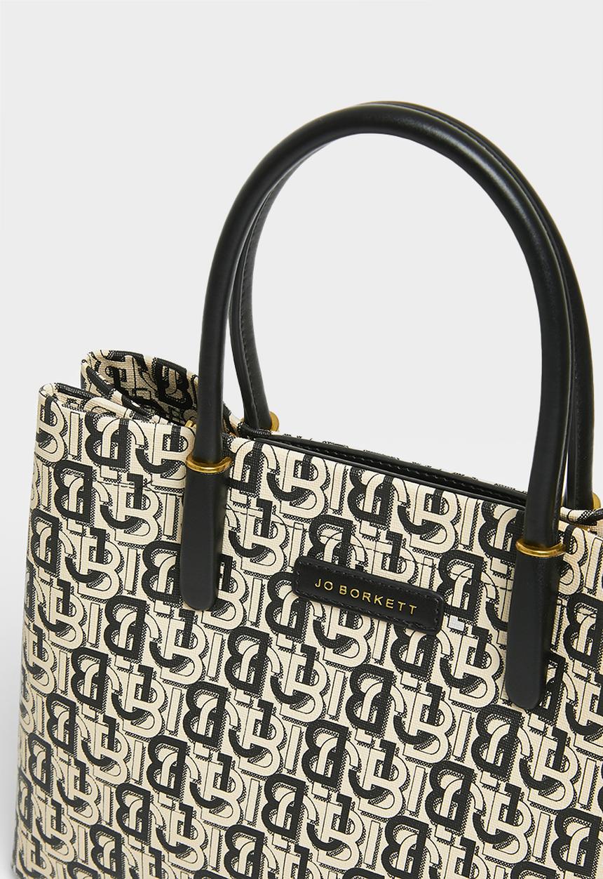 Jo Borkett - Monogram multi - black & grey