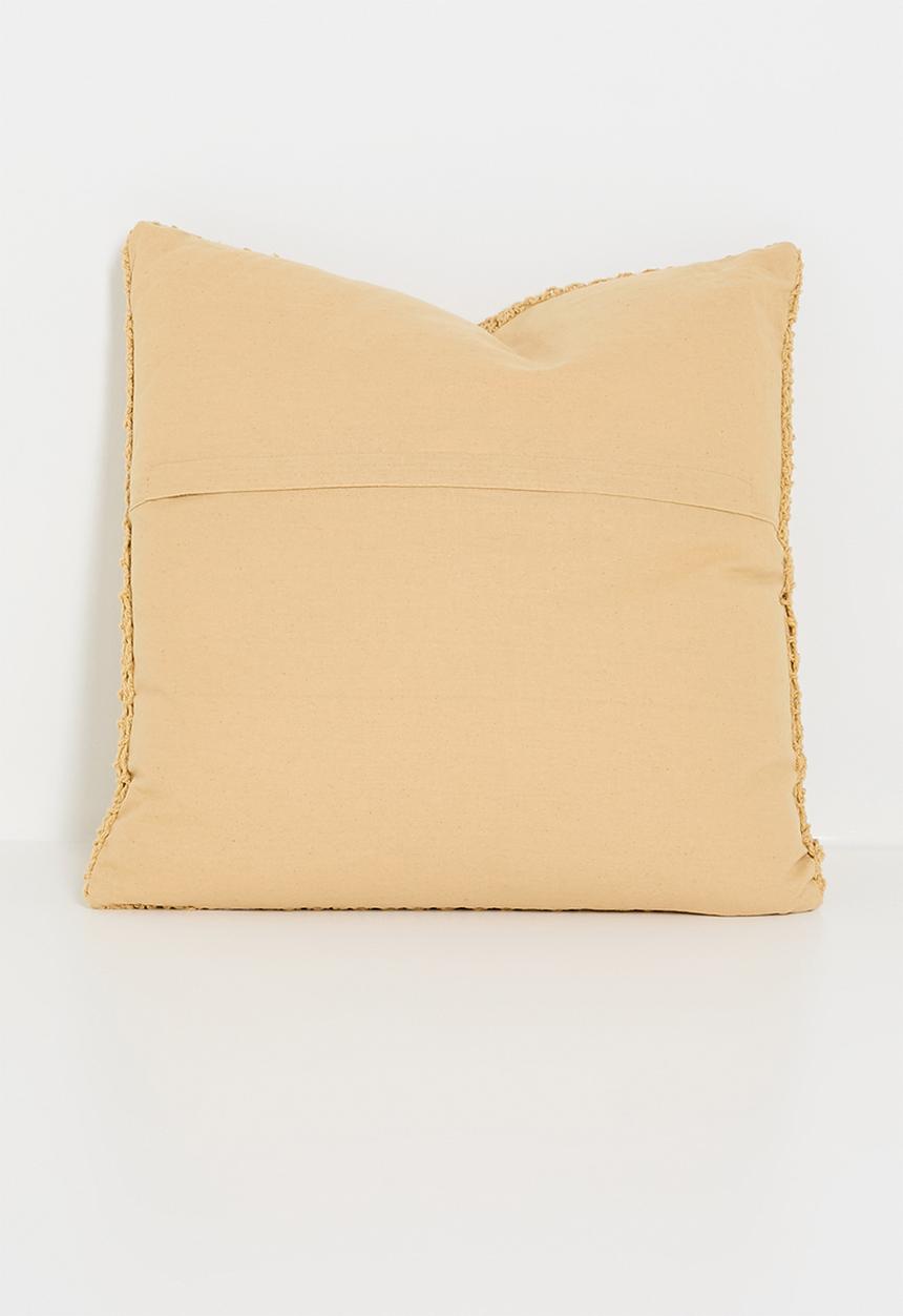 H&S - Cotton knitted cushions with inner - Beige