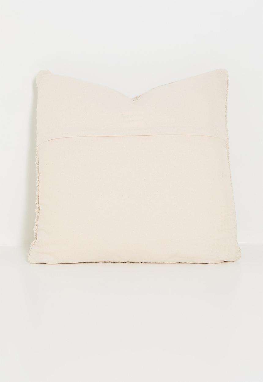 H&S - Cotton knitted cushions with inner - Sand
