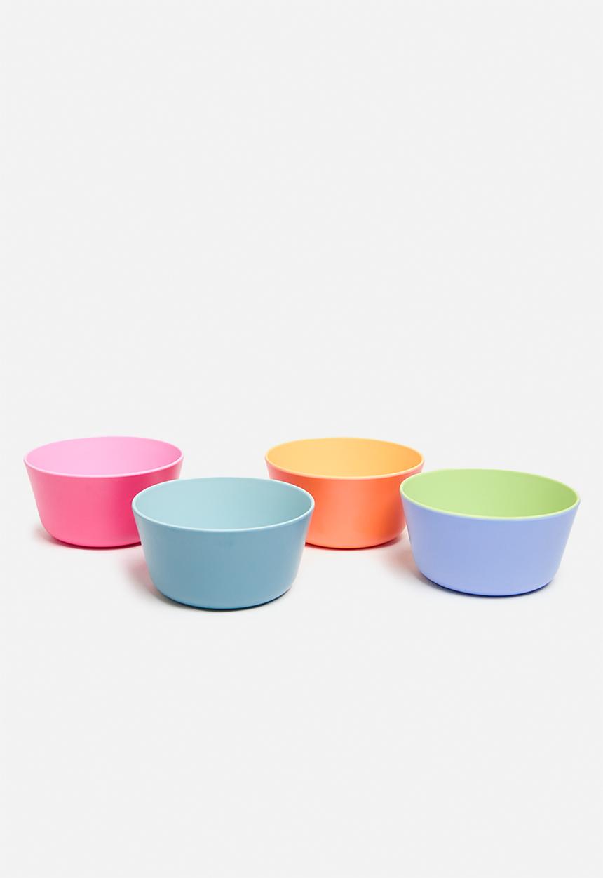 Excellent Houseware - Carnival bowl set of 4 - multi