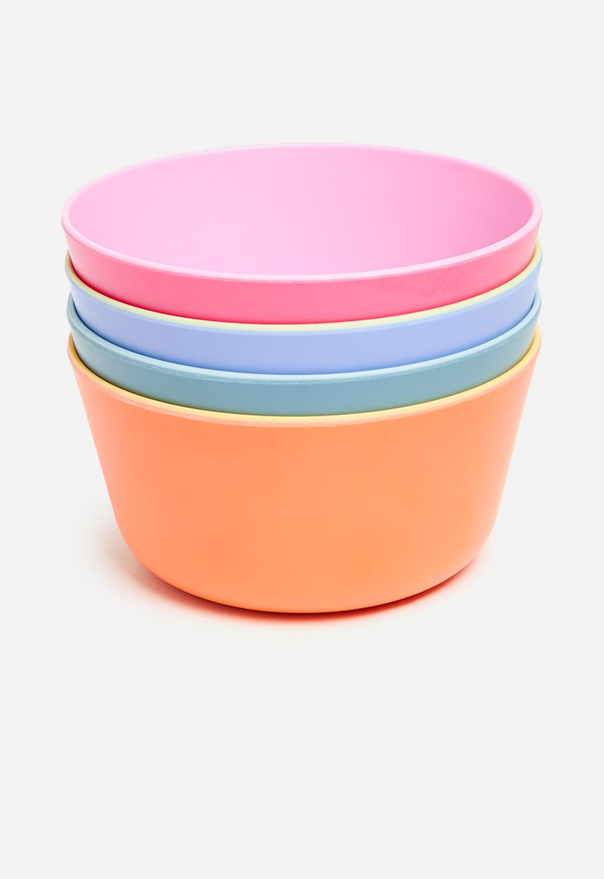 Excellent Houseware - Carnival bowl set of 4 - multi