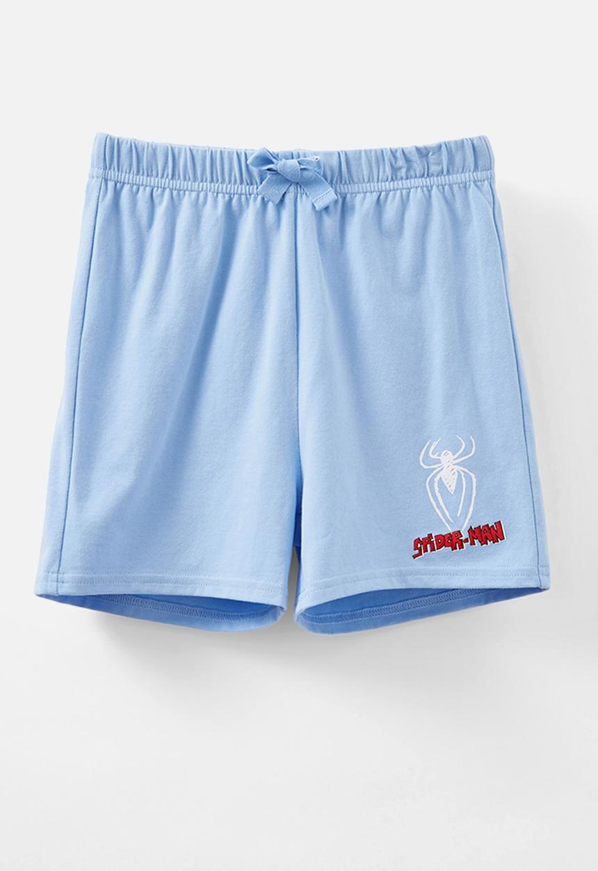 Cotton On - Spiderman short sleeve pajama set - blue