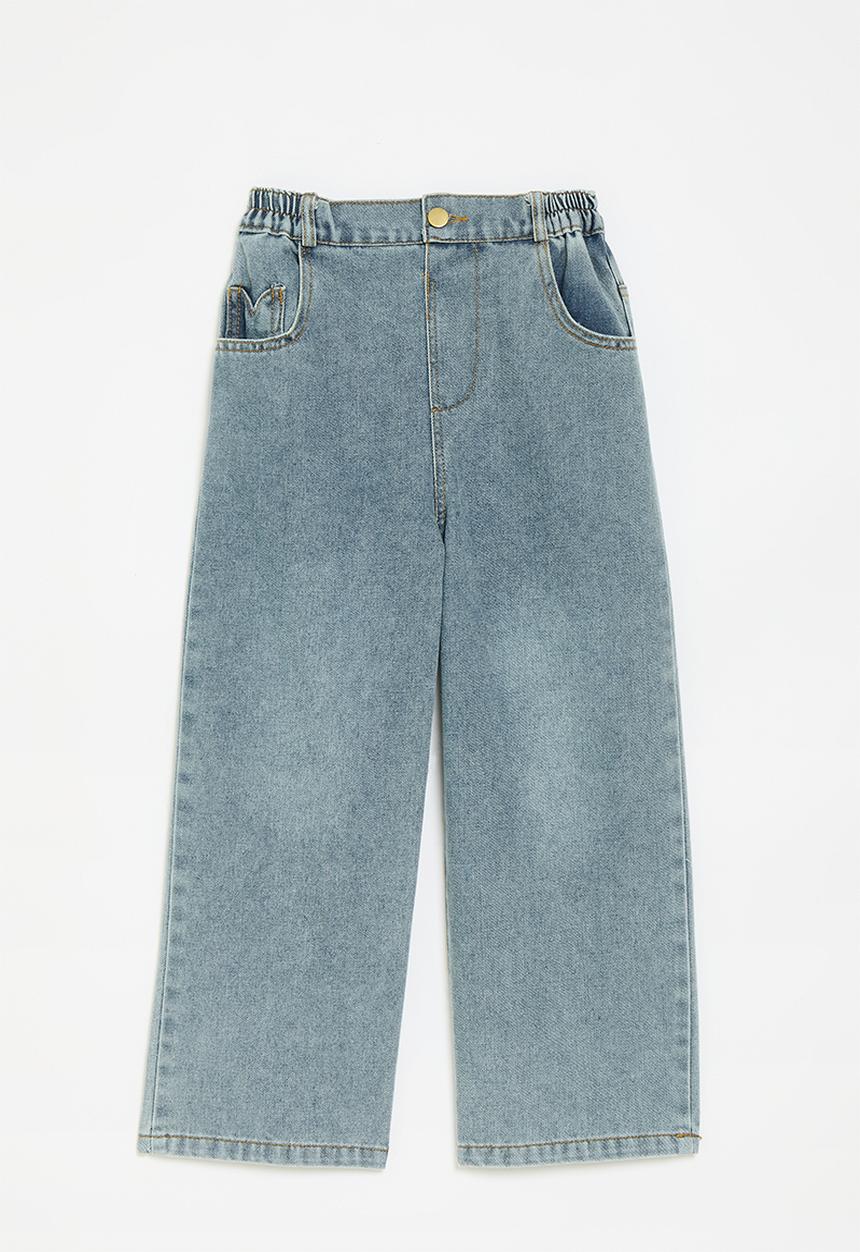 Pop Candy - Wide leg jeans-blue