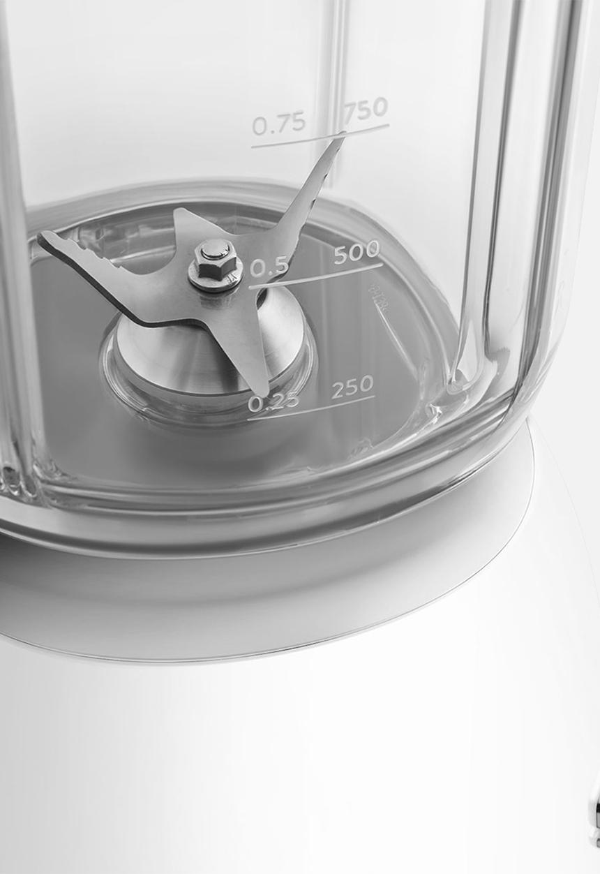 smeg - White Retro Table Blender - white
