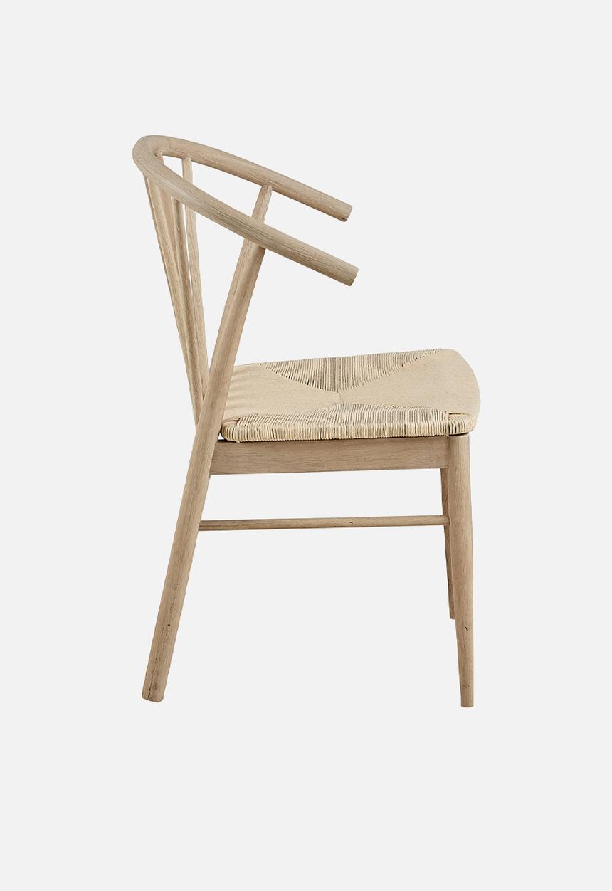 Sixth Floor - Cassandra dining chair with armrest - natural