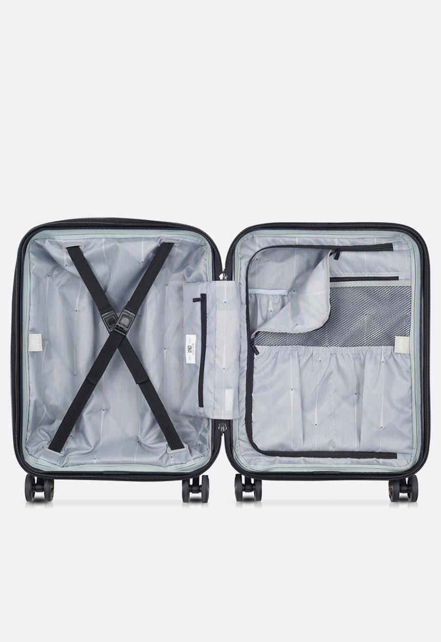 Delsey - DELSEY SHADOW 4DW TROLLEY CASE - Black