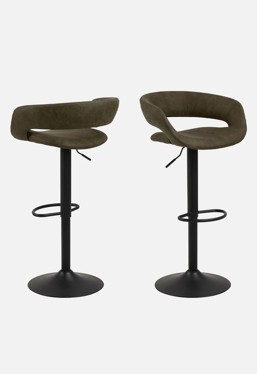 Sixth Floor - Grace bar stool - olive