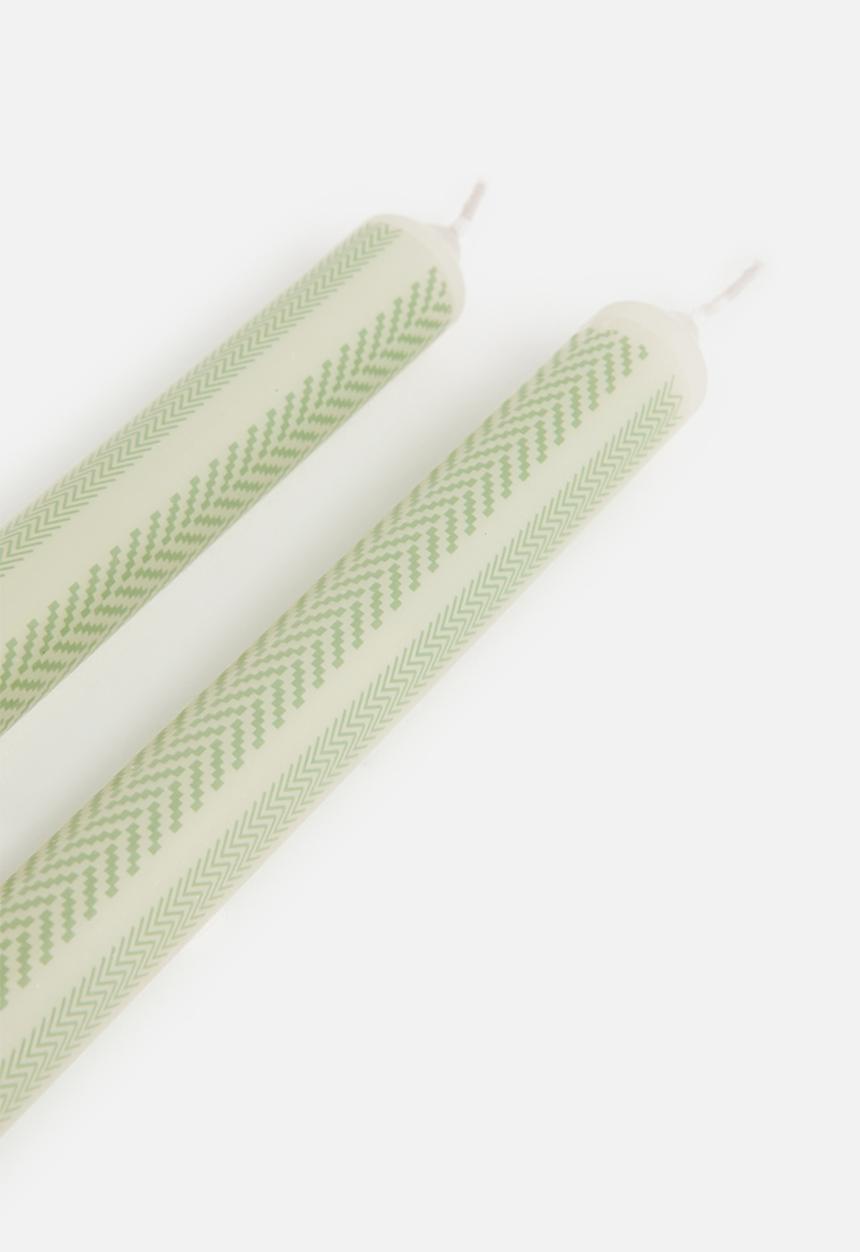 H&S - Candle Set of 2 - Green