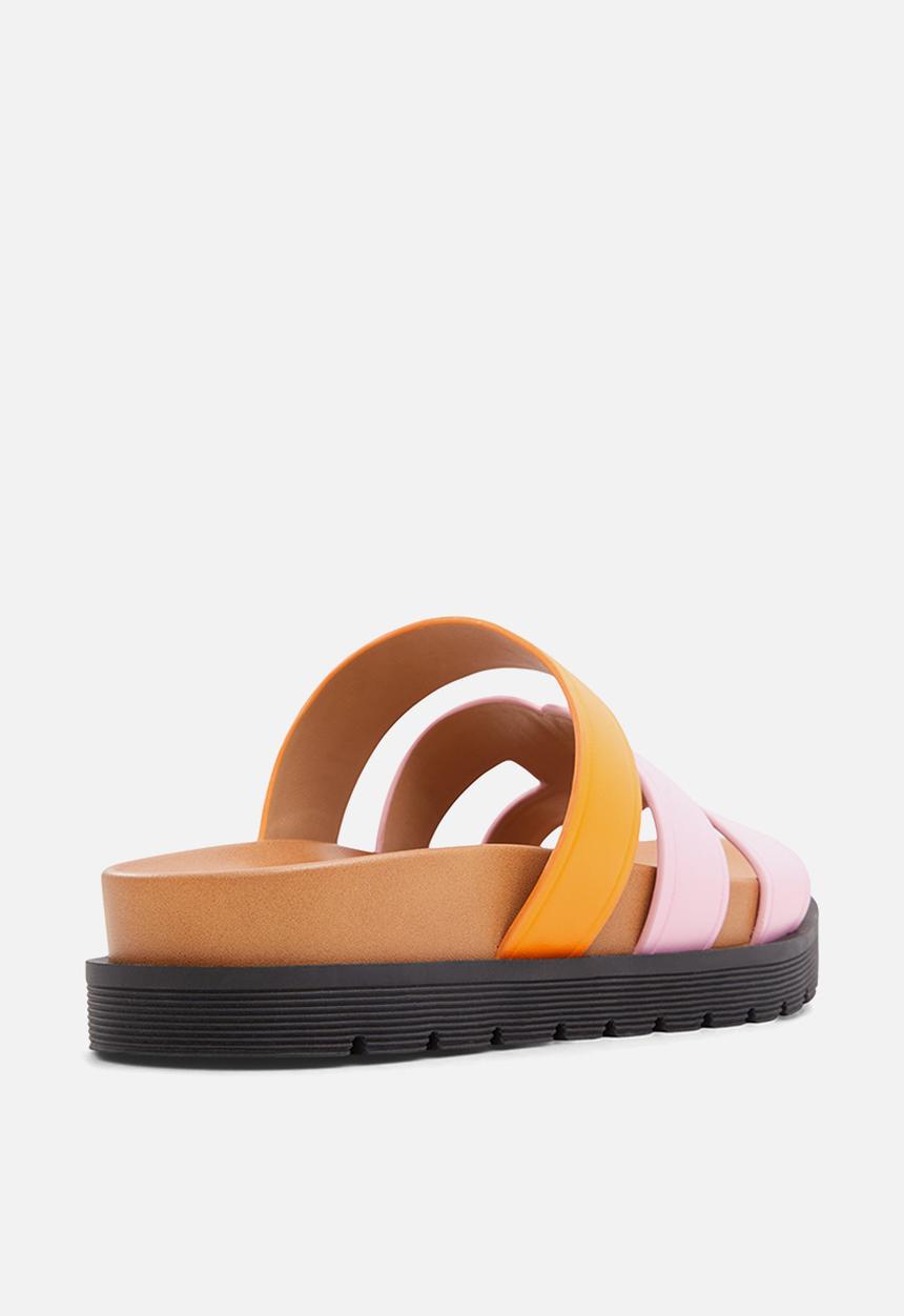 Call It Spring - Casablancaa flatform sandal - bright orange