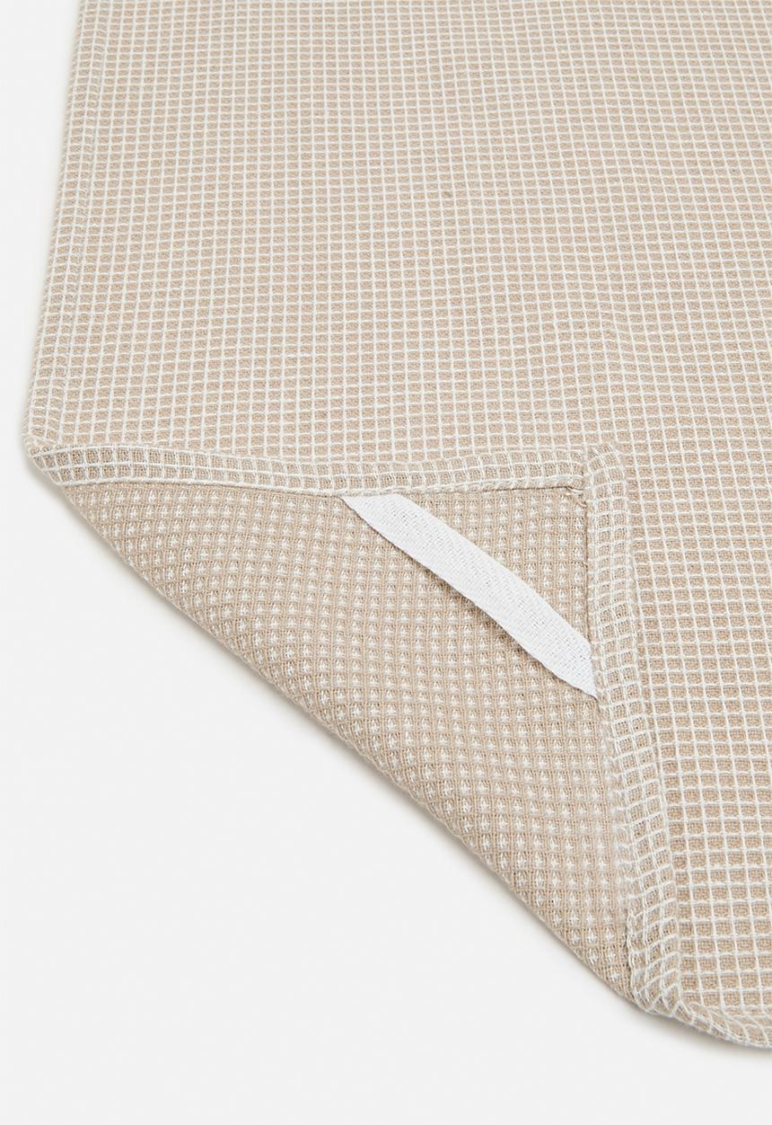 Excellent Houseware - Peta kitchen towel set of 3 - Beige