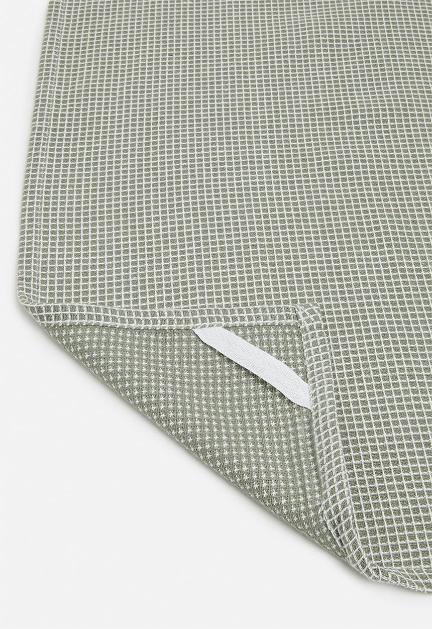 Excellent Houseware - Peta kitchen towel set of 3 - Green