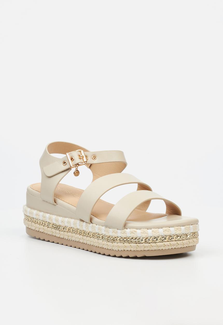 Miss Black - Bekki 1 chunky flatform - stone